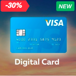 Digital Visa Prepaid 5 Cards