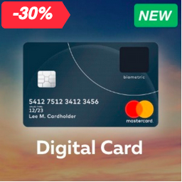 Digital MasterCard Prepaid 5 Cards