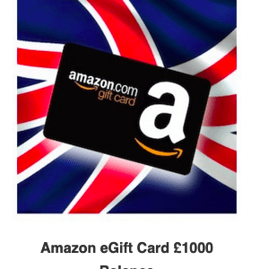 Amazon eGift Card £1000 Balance