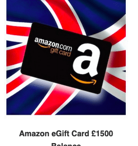 Amazon eGift Card £1500 Balance