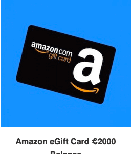 Amazon eGift Card €2500 Balance