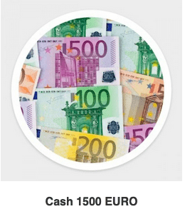 Cash 1500 EURO