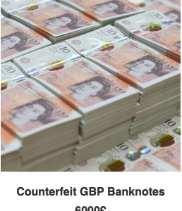 Counterfeit 6000GBP Banknote