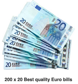 200 x 20 Best quality Euro bills
