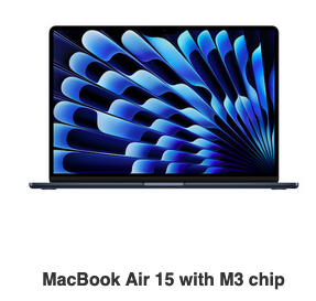MacBook Air 15 with M3 chip