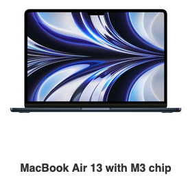 MacBook Air 13 with M3 Chip