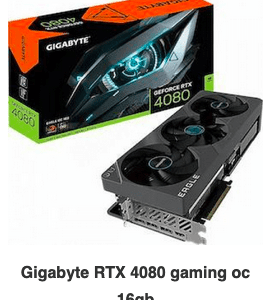 Gigabyte RTX 4080 gaming oc 16gb