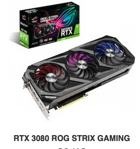 RTX 3080 ROG STRIX GAMING OC 10G