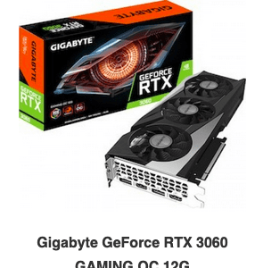 Gigabyte GeForce RTX 3060 GAMING OC 12G