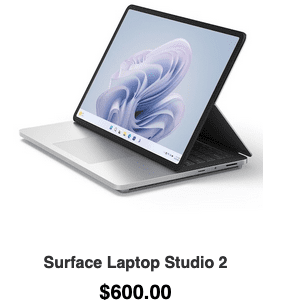 Surface Laptop Studio 2