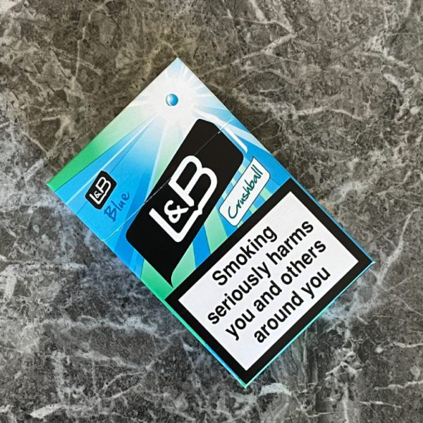 Order L&B Blue Crushball For Sale Online Each unit includes 10 packs of 20 cigarettes (total 200 cigarettes).